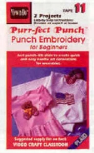 Purr-fect Punch: Embroidery for Beginners: Tape 11 (2 projects) MIP VTG RARE - Picture 1 of 1