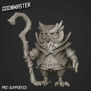 Búho mágico miniatura | D&D DnD | - Imagen 1 de 6