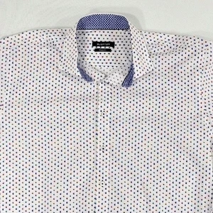 Camisa Bugatchi Botón Para Hombres Talla XL Ajuste Manga Larga Puño Abatible Colores Caramelo Cubo - Imagen 1 de 16