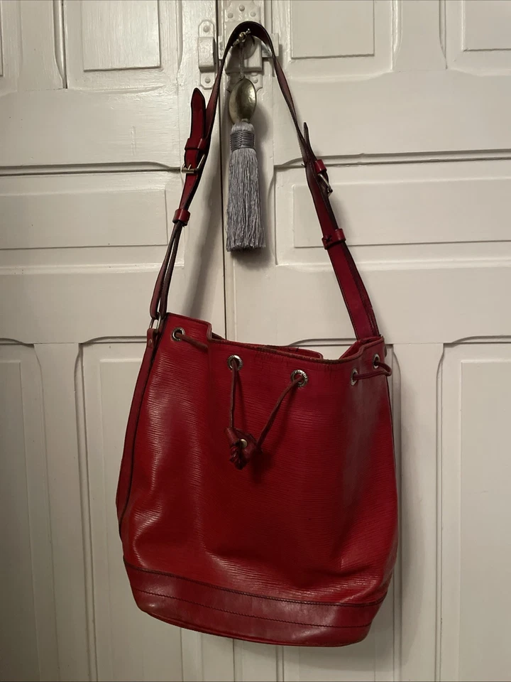 Sac Seau Noé Couleurs Rouge  Louis Vuitton Vintage - Photo 1/4
