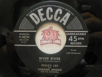 Peggy Lee – River River / Sans Souci, 45 RPM VG+ (31D) Foto 1 de 2