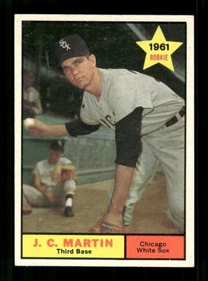 1961 Topps Set Break #124 J.C. Martin EX-EX/MT *BNCARDS* - Image 1 of 2