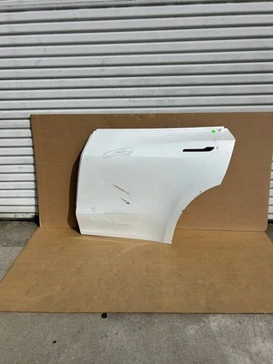 2020-2023 Tesla Model Y Rear Left Door Shell Skin White OEM w/dent and scratches - Image 1 of 4