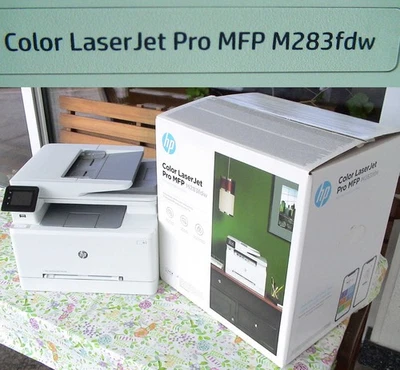 HP Drucker Color Laser Jet Pro MFP M283fdw +Rest XL Toner Printer checked in OVP - Bild 1 von 4