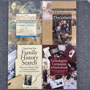 Genealogy Book Lot Family History, Source, Search, Organize & Preserve, Signed - Picture 1 of 21