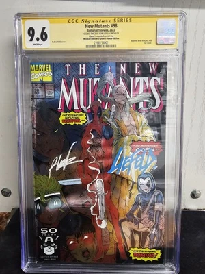 NEW MUTANTS #98 CGC 9.6 SIGNATURE EDITION EDITORIAL TELEVISA 2022 DOUBLE SIGNED  - Image 1 of 4