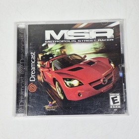Metropolis Street Racer (Sega Dreamcast, 2001) Complete, CIB - Tested