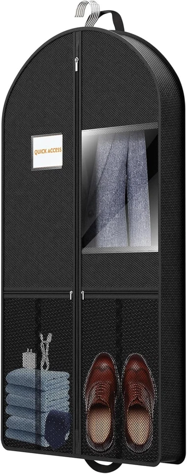 Bolsas de traje de 43" para hombre de viaje, bolsa de ropa de viaje para llevar, gruesas duraderas Foto 1 de 4