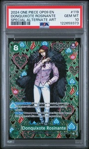 One Piece Rosinante SP OP04-119 Emperadores del Mundo PSA 10 - Imagen 1 de 2