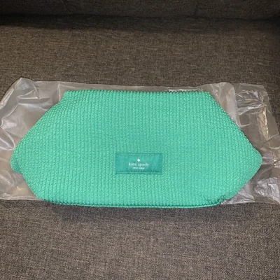 Bolsa de viagem Kate Spade cosmética verde higiene pessoal ~ NOVA - Imagem 1 de 4