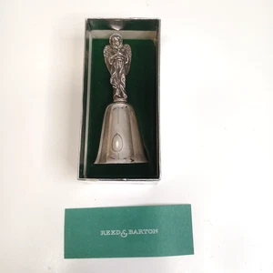 Reed & Barton Angel Bell Ornament Silver Plated in original box - Picture 1 of 7