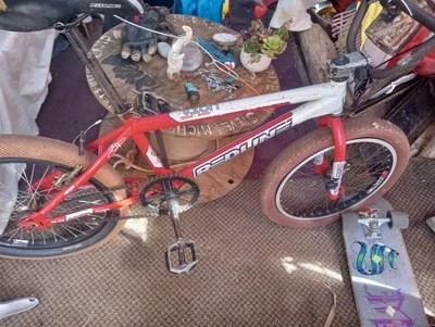 BICICLETA BMX Redline Flight Pro Roja y Blanca Con Llantas Alex Y 303 Original RARA  Foto 1 de 4