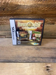 Jewel Quest Mysteries DS / MYSTERYVILLE (Nintendo DS, 2009) Complete Tested - Picture 1 of 5