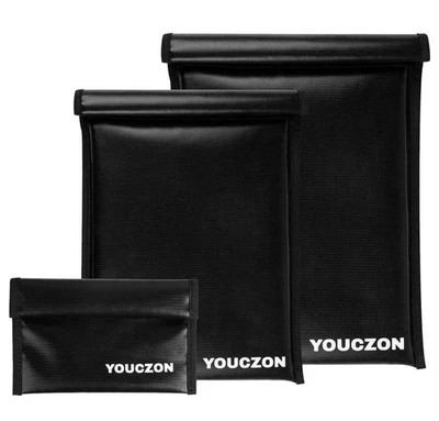 Bolsas Faraday YOUCZON Resistentes al Agua-Señales de Bloque, Paquete de 3 Bolsas Faraday NUEVAS Foto 1 de 4