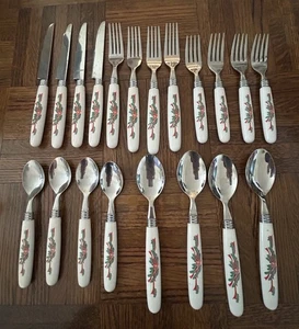 Cambridge Weihnachtsstern und Bänder Besteck Weihnachten Feiertage 20 Teile - Bild 1 von 8