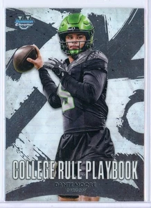 2025 Bowman University Chrome College Rule Playbook CRP-15 Dante Moore - Picture 1 of 4