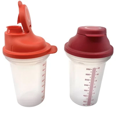 Tupperware 2x Shaker klein 350 ml – Schüttelbecher Shake It Messbecher  - Bild 1 von 4