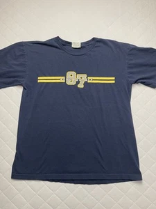 Camisa Aeropostale Para Hombres Grande Azul 87 Gráfica Estilo Vintage Cuello Redondo Camiseta Informal - Imagen 1 de 10