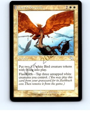 Battle Screech #3 Uncommon Judgment MTG LP VG+/NM - Image 1 of 2
