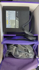 Corsair CX850M 850 Watt 80+ Bronze Modular Power Supply Unit PSU with cables - Photo 1/2