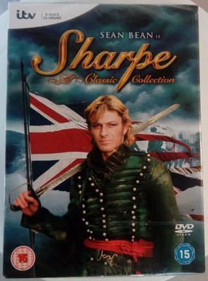 Sharpe DVD Classic Collection Sean Bean  8 discs Set Region 2 UK DVD  New Sealed - Image 1 of 4