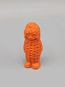 1970s Diener Ind Orange Peanut Eraser Smiling Jimmy Carter Single Vintage 2.75" - Picture 1 of 5