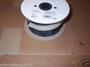 NEW PANDUIT SE125PFR-LR0 EXPANDABLE BRAIDED SLEEVING 50' ROLL BLACK WIRE BRAID - Picture 1 of 3