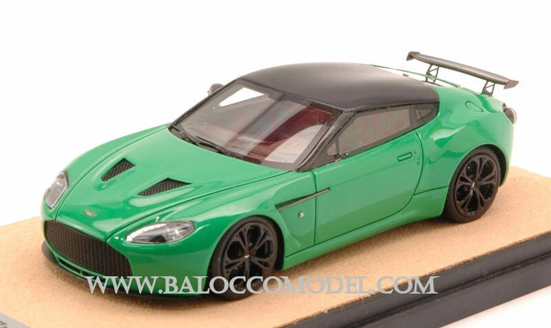 TECNOMODEL TMDMI52AU ASTON MARTIN V12 ZAGATO 2012 BRILLANT GREEN W/BLACK ED.LIM. - Image 1 of 1