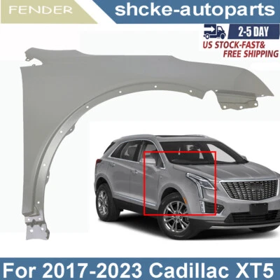 Primed Steel Front Right Passenger Side Fender For 2017-2022 2023 Cadillac XT5 Foto 1 de 4