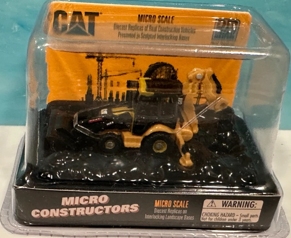 Retroexcavadora Cargadora Caterpillar CAT 420E Verdadera 1:64 Diecast Micro-Escala Nueva Sellada Foto 1 de 1