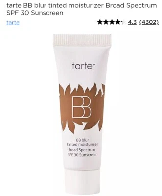 Tarte BB Tinted Treatment Primer Broad Spectrum Spf 30 Sunscreen ~ Deep - Image 1 of 3