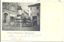 SERRA SAN QUIRICO FP VIAGG 1903 PIAZZA SAVOIA ANIMATA REGALO