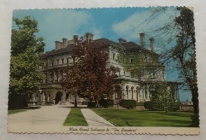 Main Front Entrance To "The Breakers" Newport, R.I. (See Description) PC (R2) - Picture 1 of 2