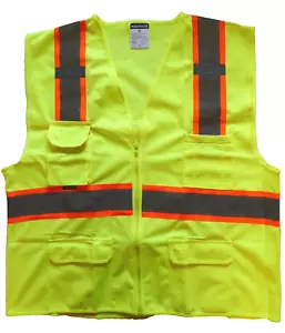 Portwest Jackson Contrast Hi-Viz Executive Safety Work Mesh Vest XL New - Picture 1 of 6