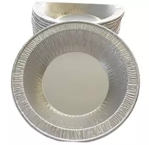 Aluminum Foil Disposable Baking Tart Pans 4-1/4 inches - Pie Tins - Small Pan - Picture 1 of 7