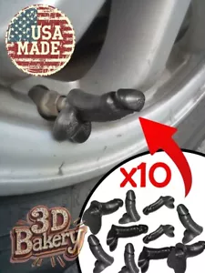 10x!!! PENIS Valve Stem CAP qty (10) DICK Prank Wheel Tire Free Ship! Prank - Picture 1 of 3