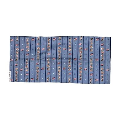 New Weilwood Industries Carolyn Carpin 1 Yard Fabric Material Patriotic USA Flag - Image 1 of 4