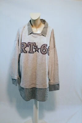 Sudadera Route 66 con camiseta interior simulada XL Foto 1 de 4