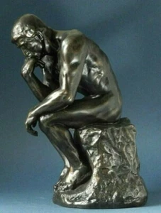 Estatuilla De La Escultura El PENSADOR De RODIN Decoración 23 cm Parastone - Imagen 1 de 11