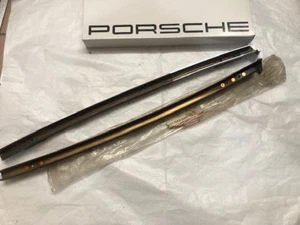 Porsche 911 targa channel guide set # 9115420354070 Black is NOS - Picture 1 of 8