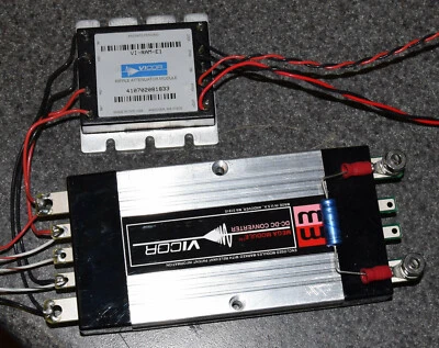 VICOR ISOLATED DC CONVERTER MODULE VI-L01-EX 12V TO 12V & VI-RAM-E1 ATTENUATOR - Image 1 of 4
