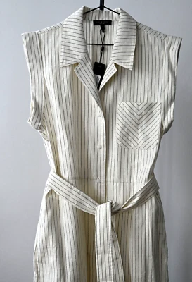 Designer rag & bone Hemdblusenkleid Gr. 36 38 Streifen NP 450$ neu mit Etikett - Bild 1 von 4