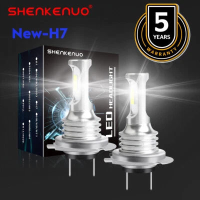 一对 H7 LED 车头灯灯泡套件 6000K 适用于宝马 F800GS 2008 - 2017 F700GS 2013 - 2015 — 第 1/4 张图片