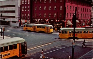 Postcard MD Baltimore Transit, Maryland 1959 Street Cars; Trolley Cars; Cable Cq - Picture 1 of 2