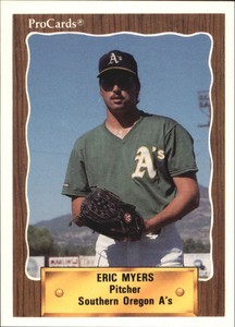 1990 Southern Oregon A's ProCards #3444 Eric Myers