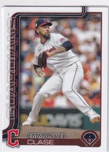 2025 Topps MLB Baseball Series 1 No. 326 Emmanuel Clase Guardians - Bild 1 von 2