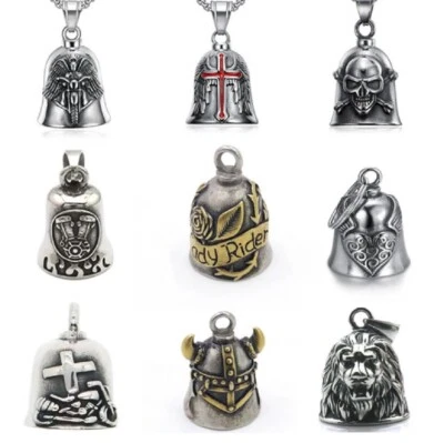 22 Styles Gremlin Motorcycle Biker Bell Hanger Guardian Angel Wing Lucky Charm
