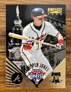 1996 Pinnacle All-Star FanFest Chipper Jones #21 HOF Sharp NM-MT! Atlanta Braves