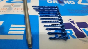 Cortex Screws 4.5mm, Self-tapping, Titanium grade 5 Screws (180 pcs) - Picture 1 of 6