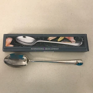 New Vintage International Silver Company 13" Plated Serving Spoon No.99118005 - Picture 1 of 6